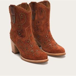 Frye Victoria Stud Short Cowgirl Boots